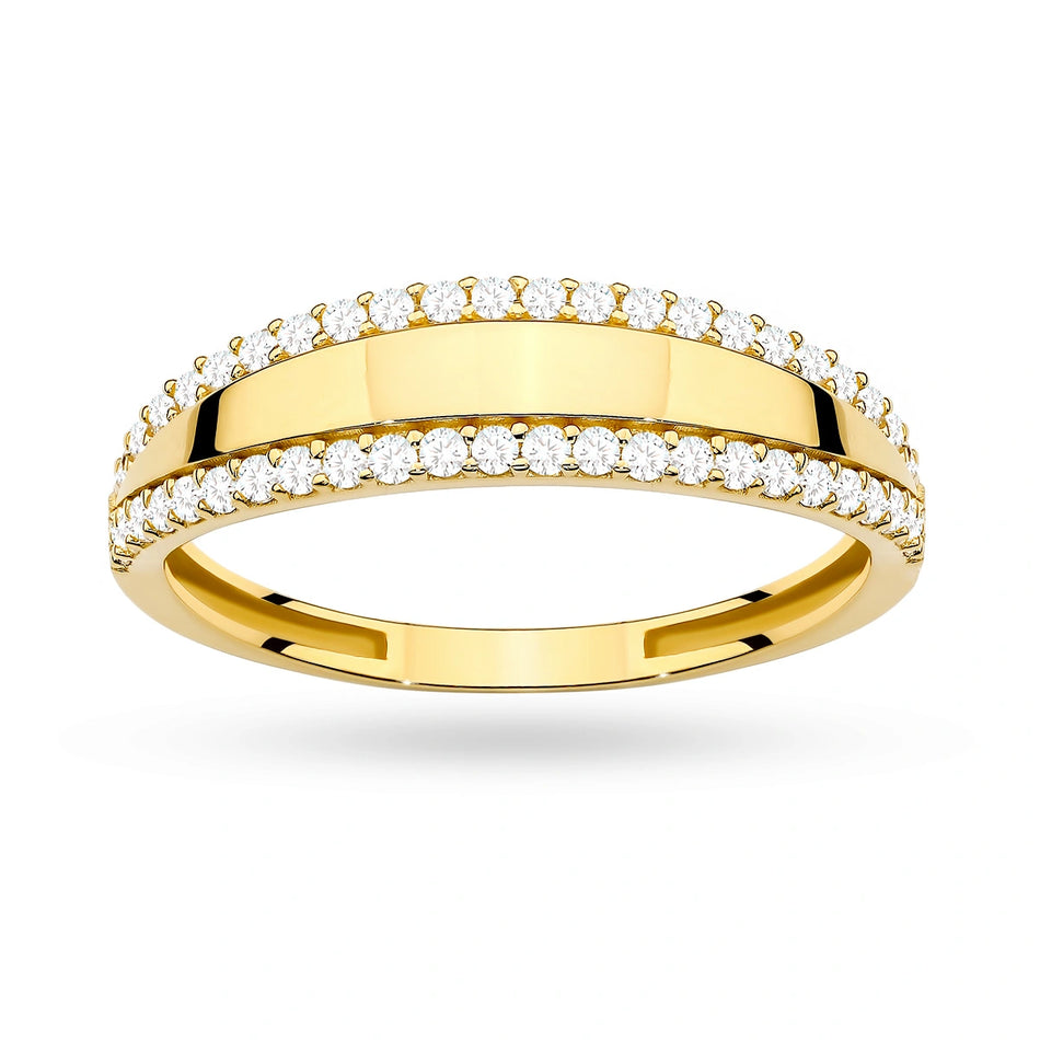 Silver Ring with Zirconia