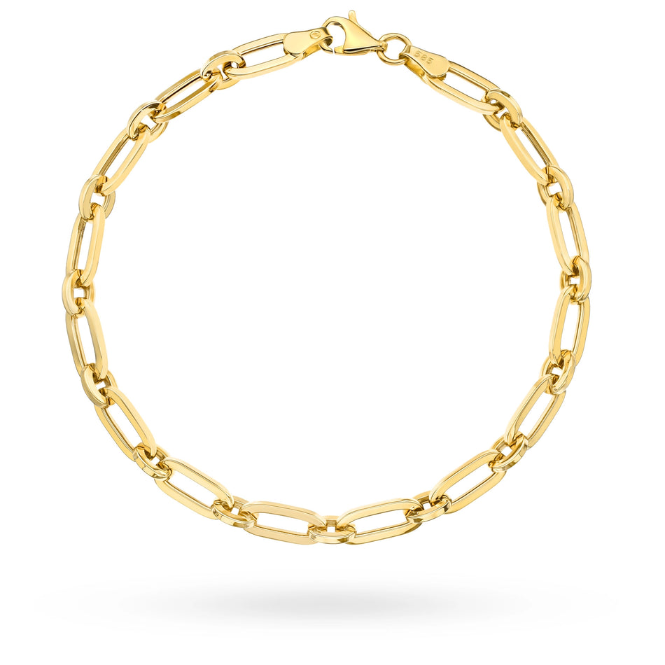Gold Bracelet with Circles