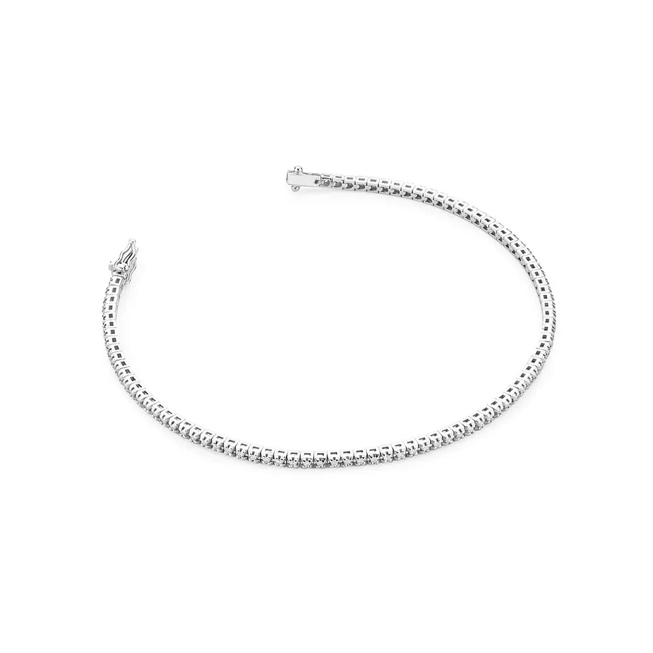 Zlatý tenisový náramok s diamantmi 0,45 ct