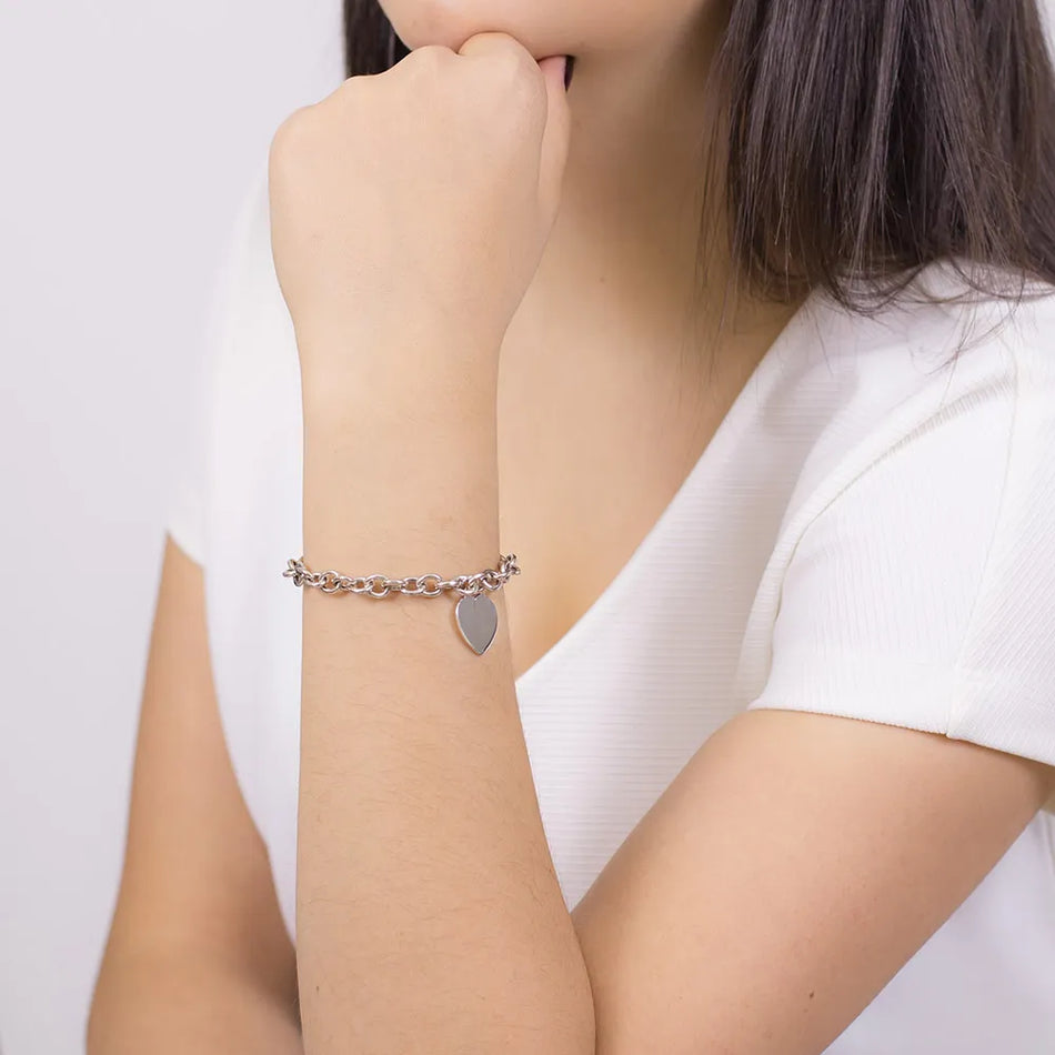 Silver Bracelet Romantic