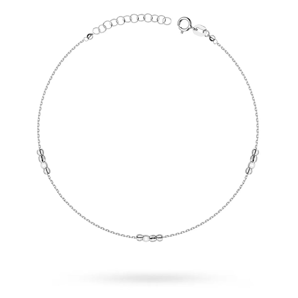 Silver Anklet Beads