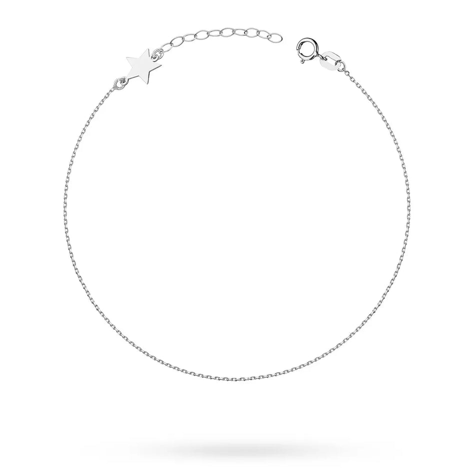 Silver Anklet Star