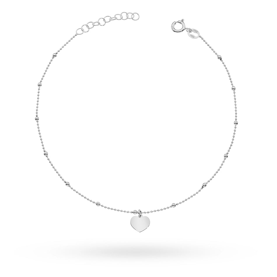 Silver Anklet Romantic