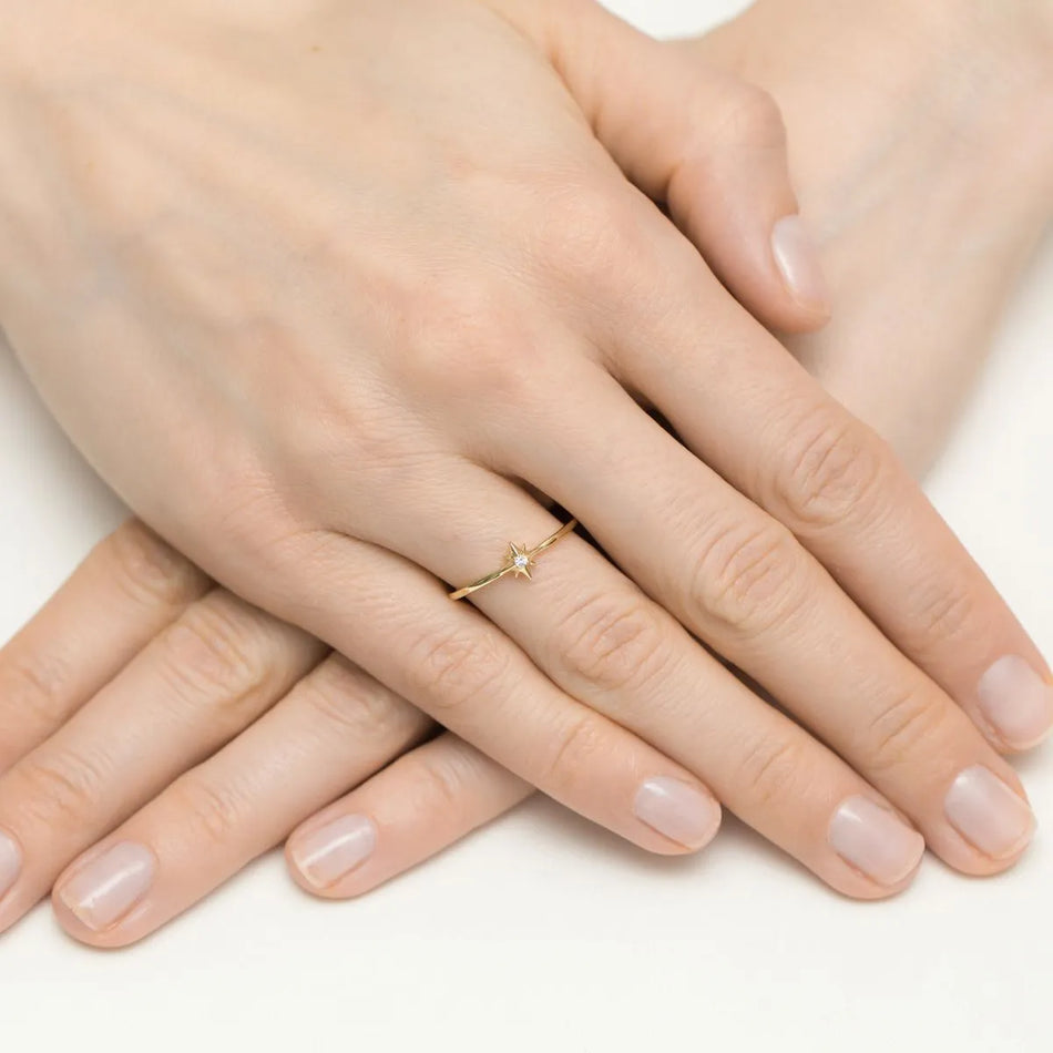 Pozlátený Strieborný prsteň so zirkónmi