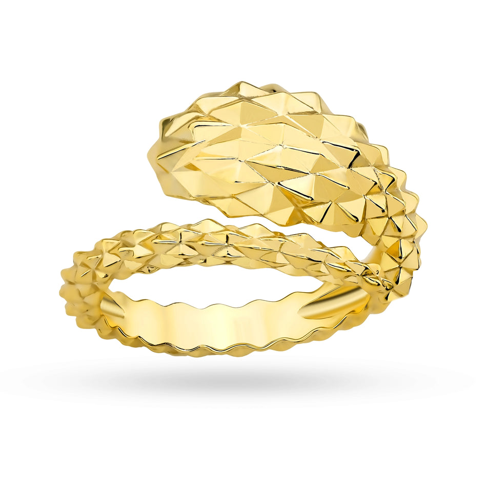 Gold-plated Silver Open Ring