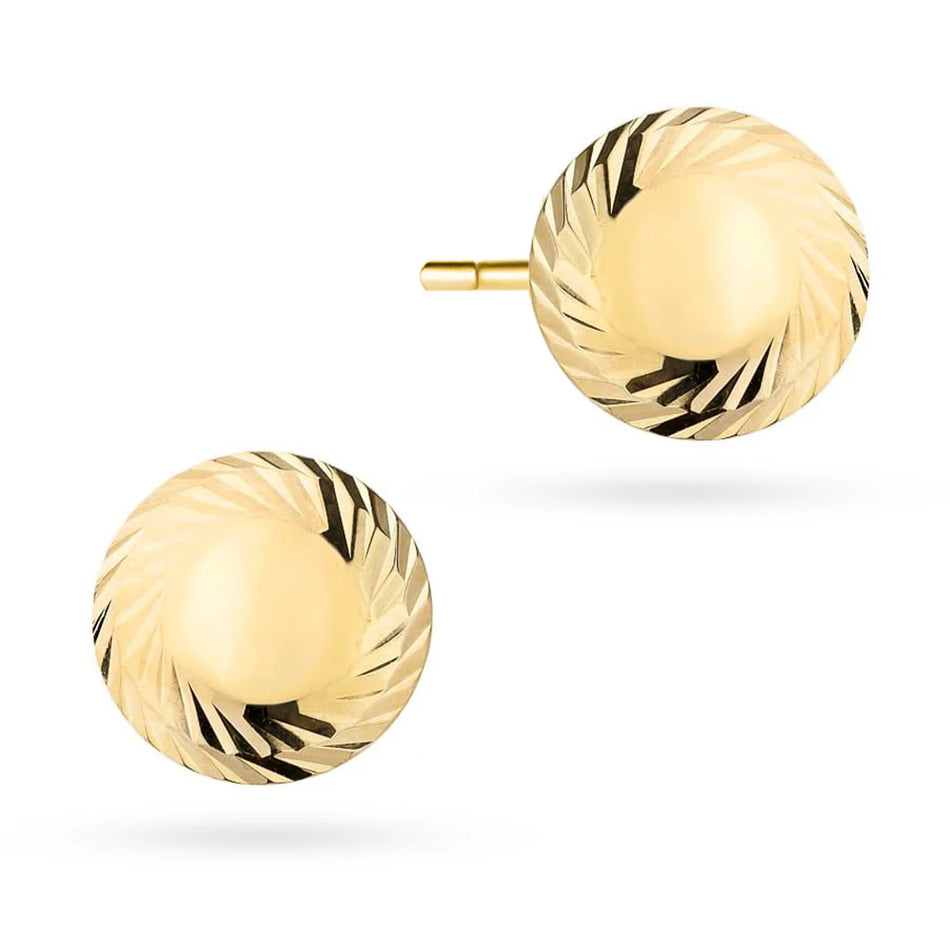 Gold Stud Earrings