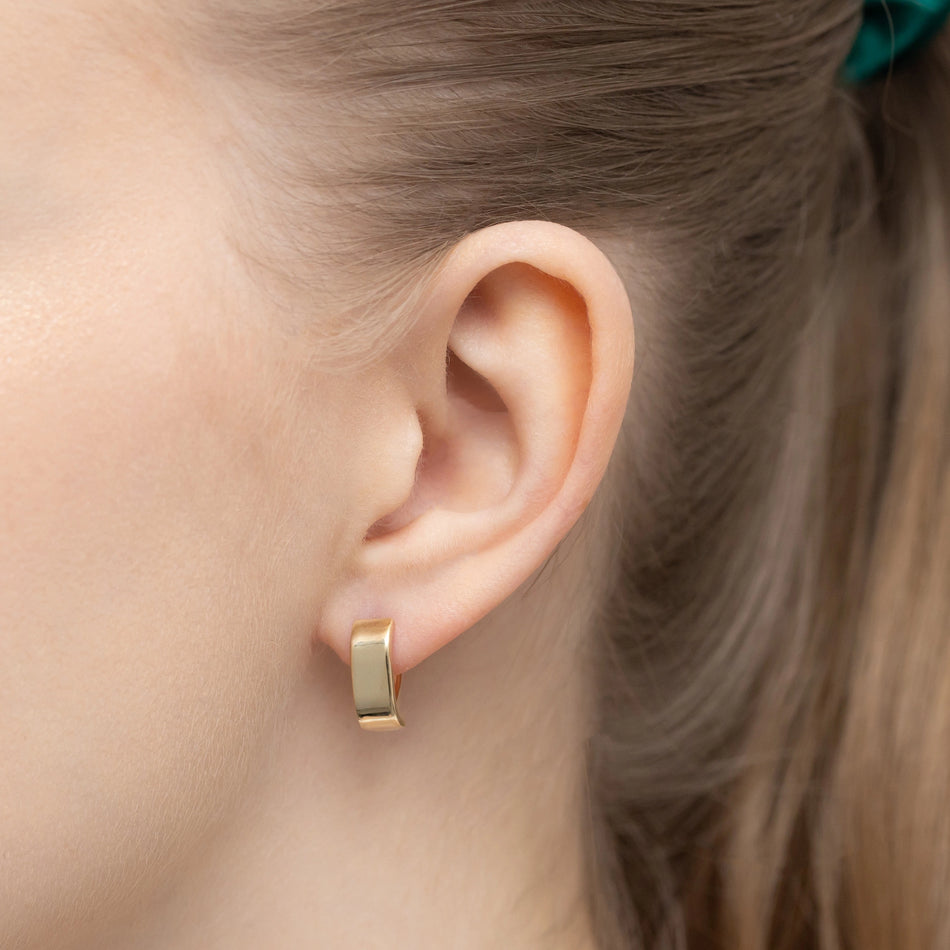 Zlaté náušnice s Anglickým zapínaním