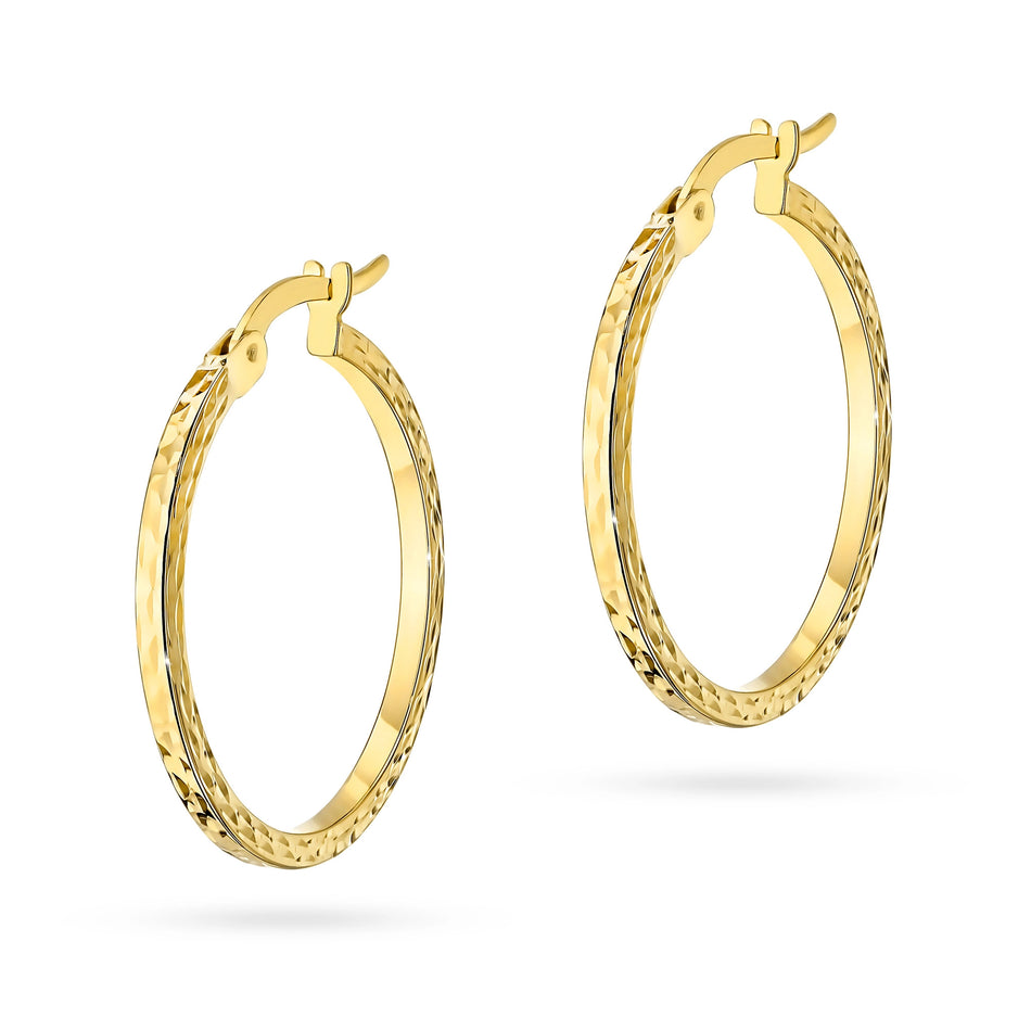Gold Creole Earrings