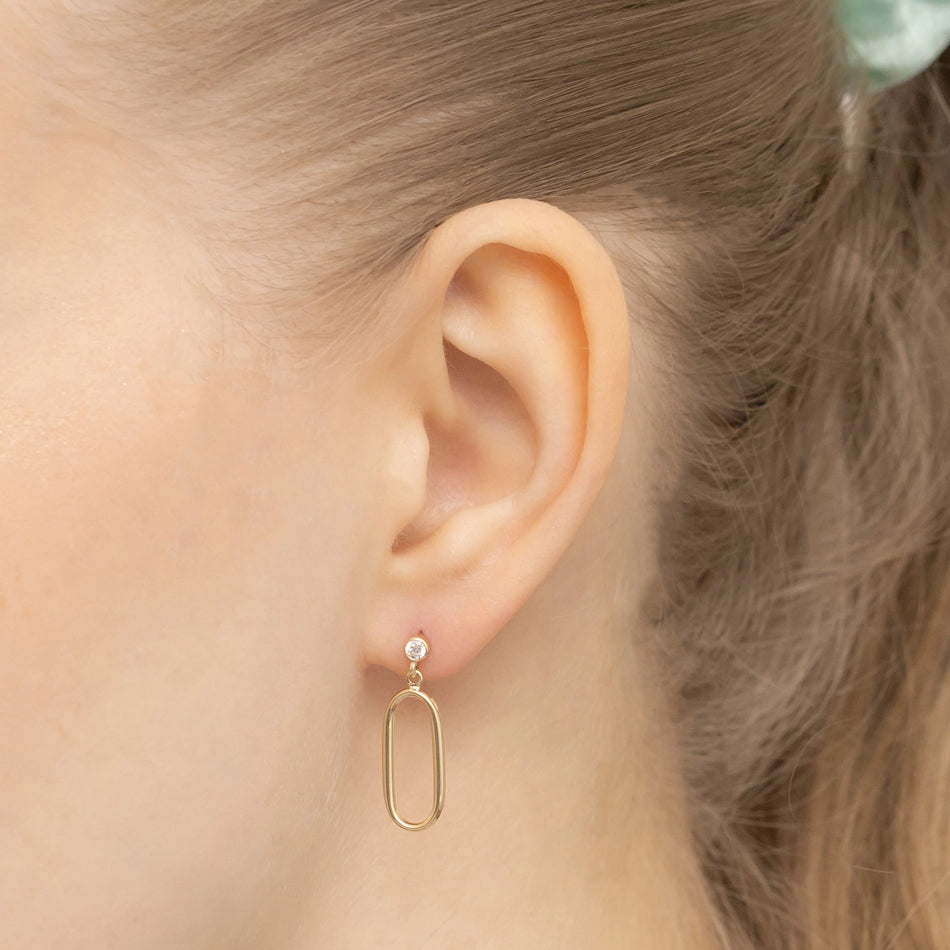 Zlaté puzety so zirkónmi