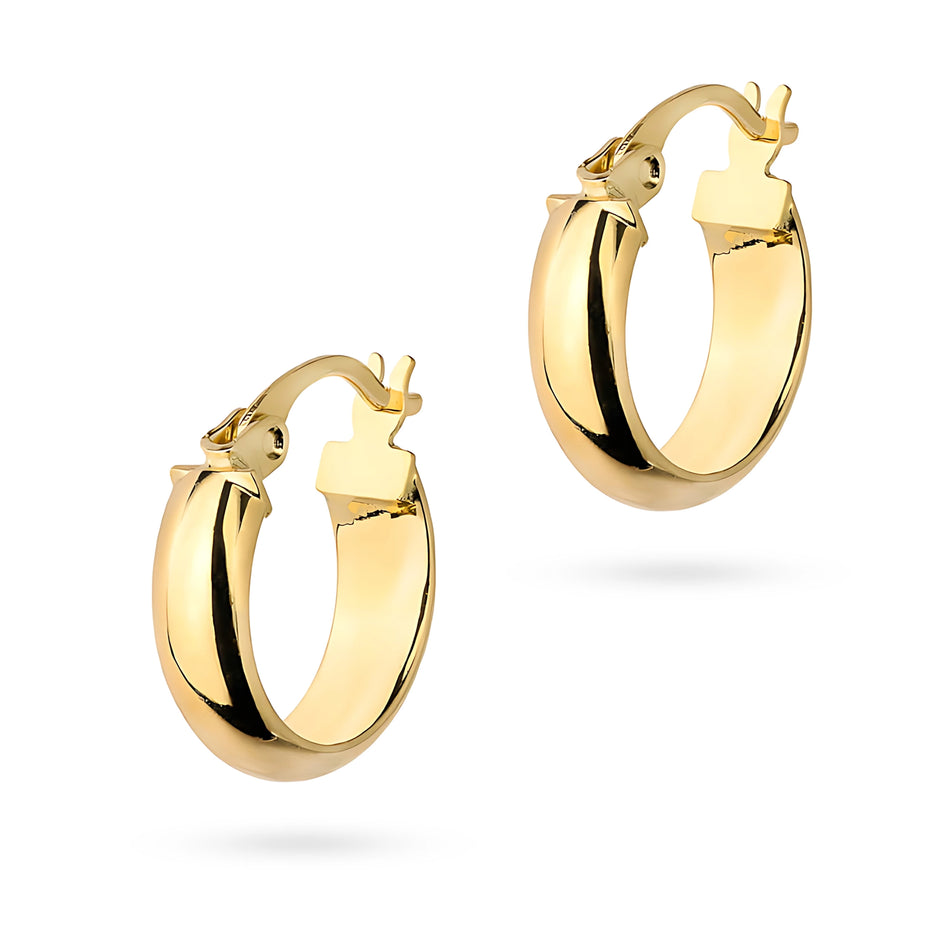 Zlaté náušnice s anglickým zapínaním