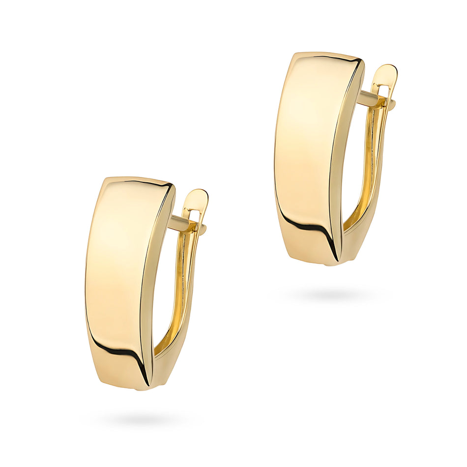 Zlaté náušnice s anglickým zapínaním