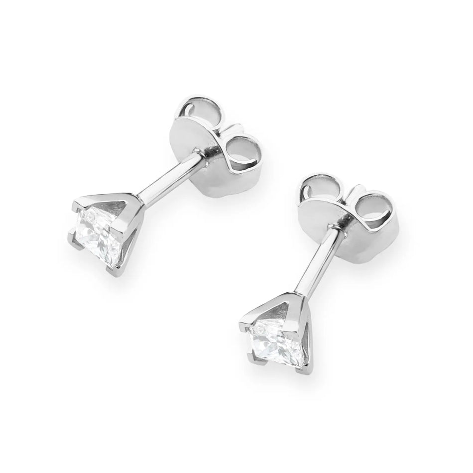 Gold Earrings with 0.15ct Diamonds