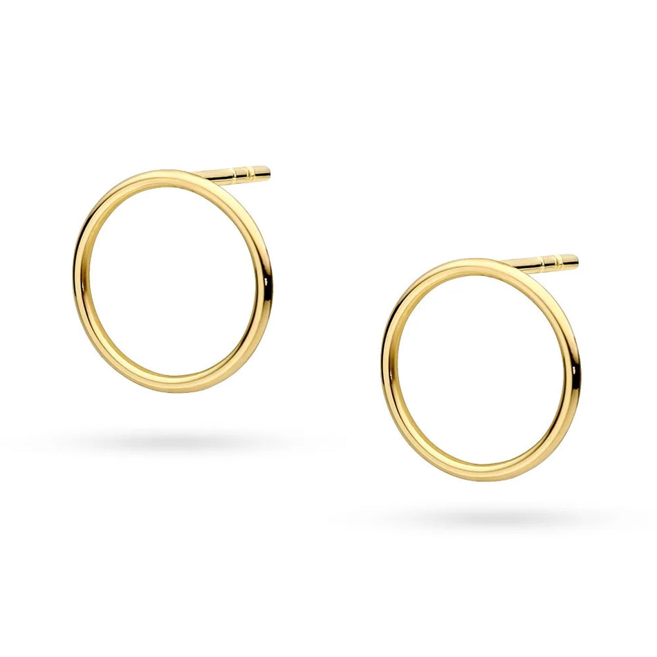Gold Stud Earrings Minimalistic