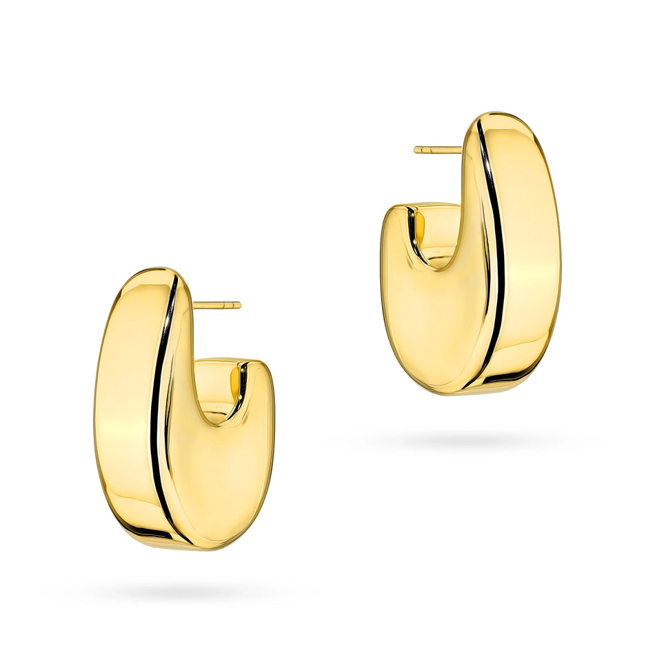 Gold-plated Silver Stud Earrings