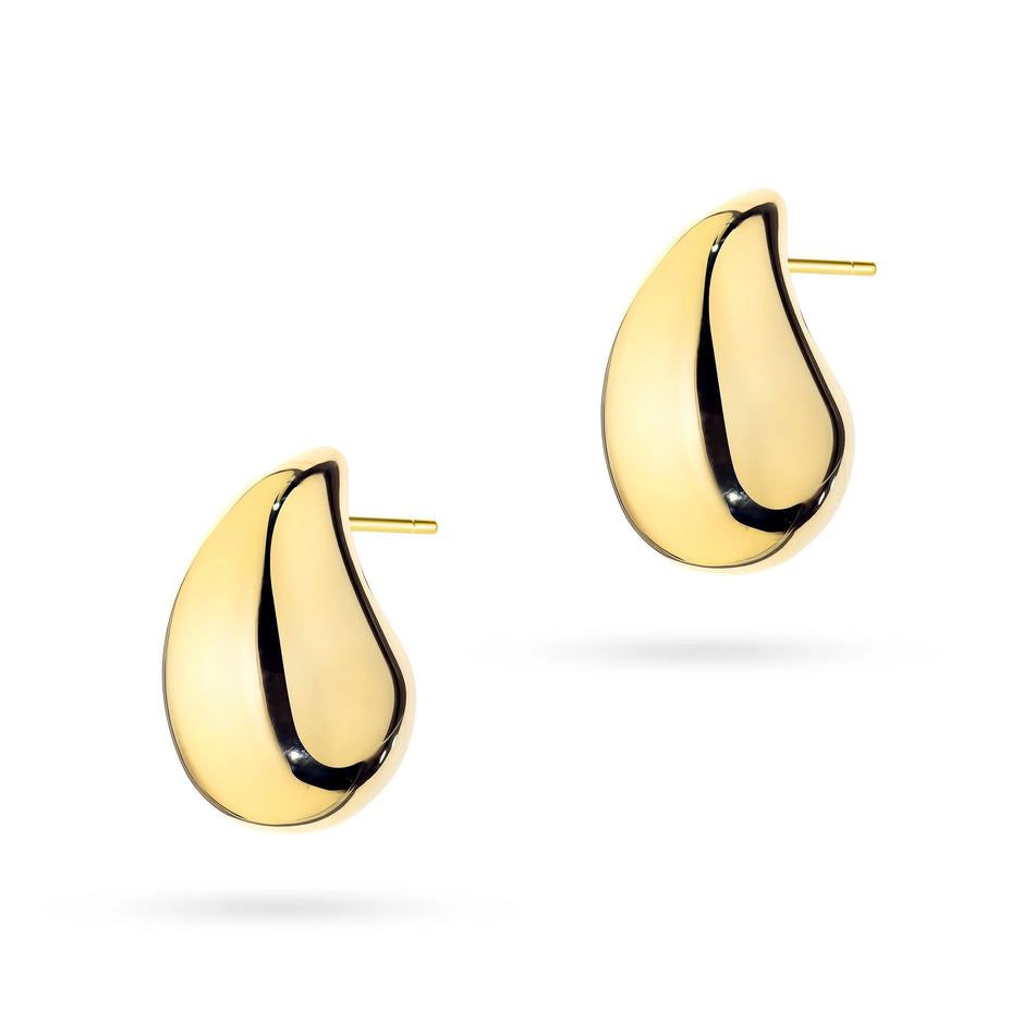 Gold-plated Silver Stud Earrings