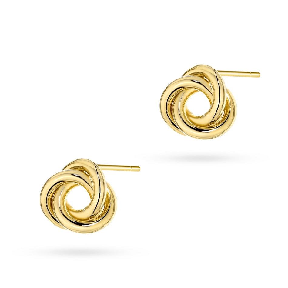 Gold-plated Silver Stud Earrings