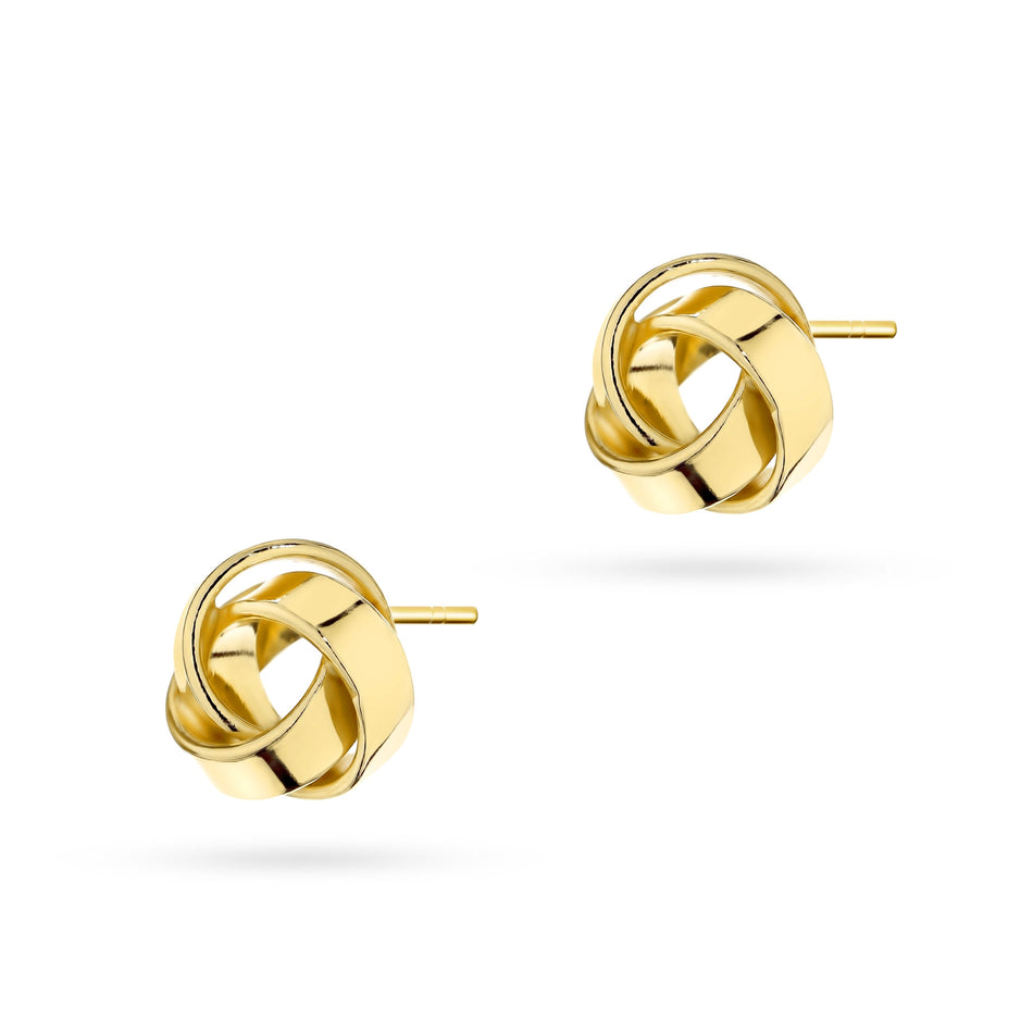 Gold-plated Silver Stud Earrings