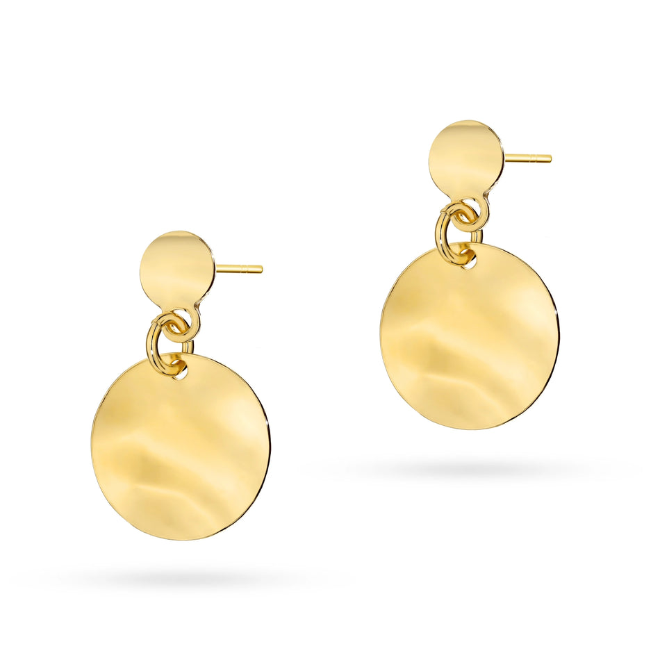 Gold-plated Silver Stud Earrings