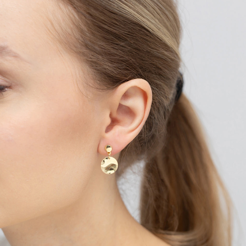 Gold-plated Silver Stud Earrings