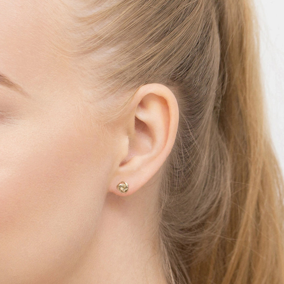 Gold Stud Earrings