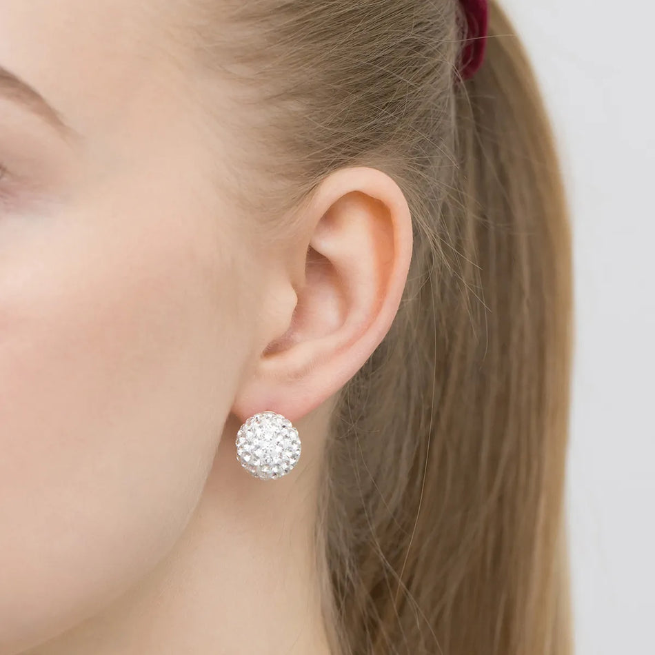 Strieborné puzety so zirkónmi