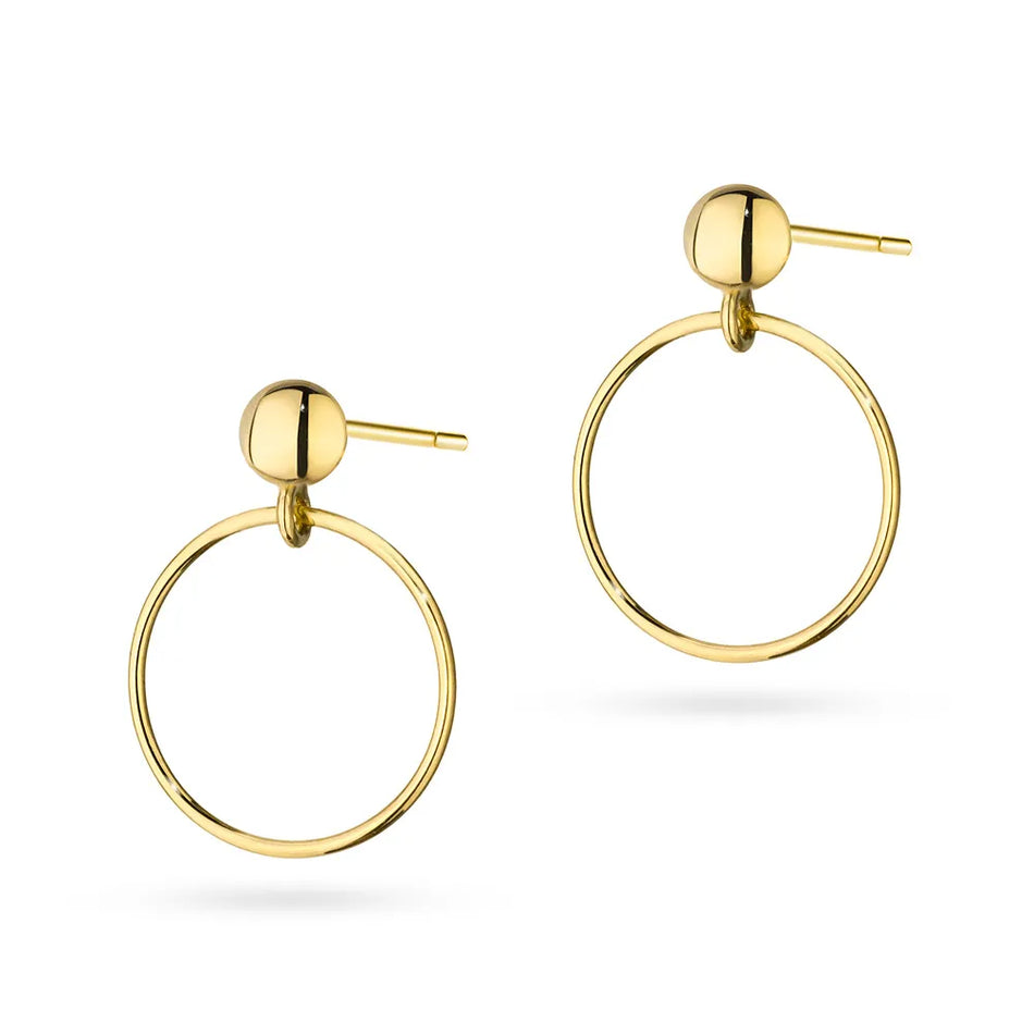 Gold Stud Earrings