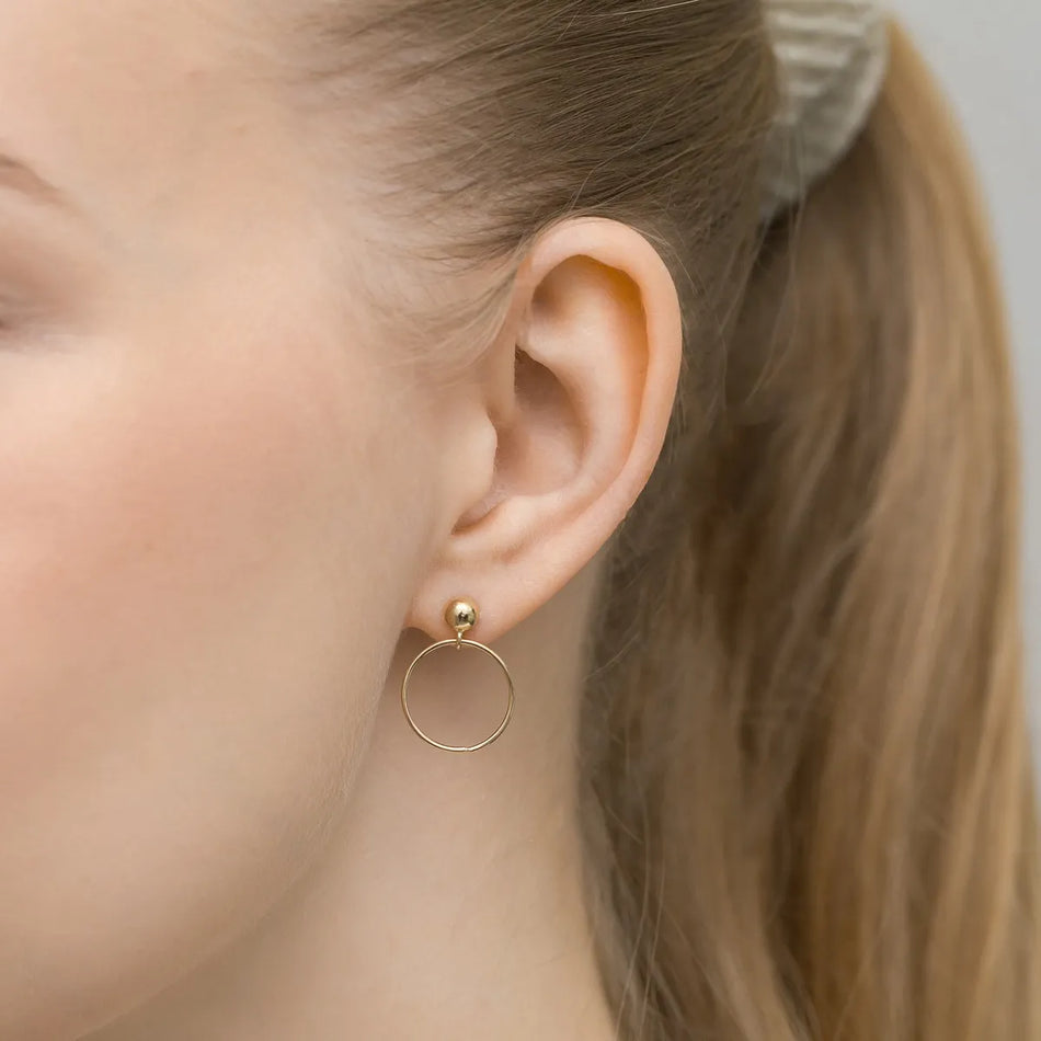 Gold Stud Earrings