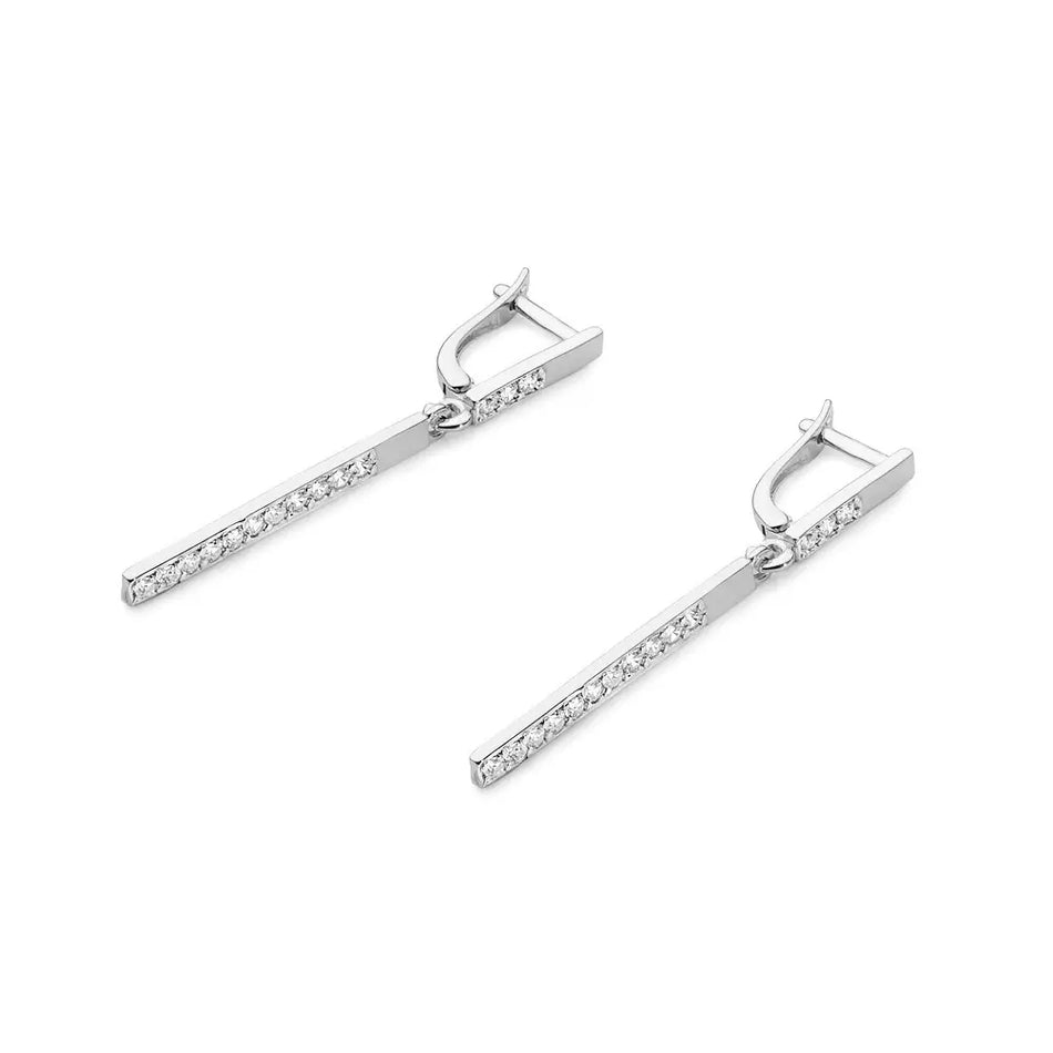 Gold Earrings with 0.56ct Diamonds