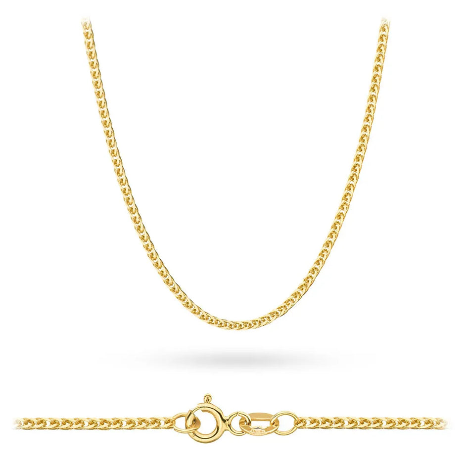 Gold Fox Tail Chain 1.2mm