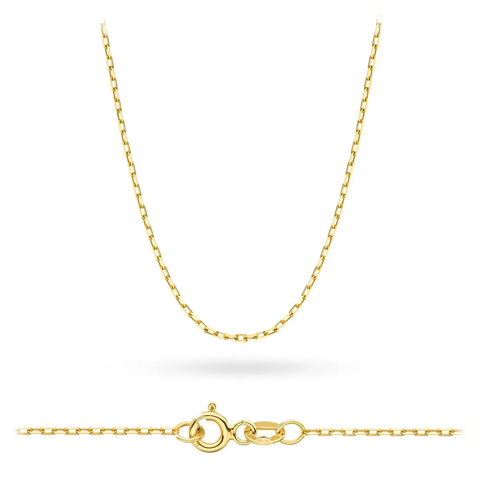 Gold Anchor Chain 0.9mm