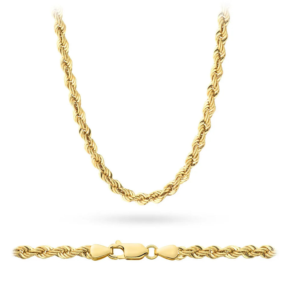 Gold Cord Chain 3.7mm
