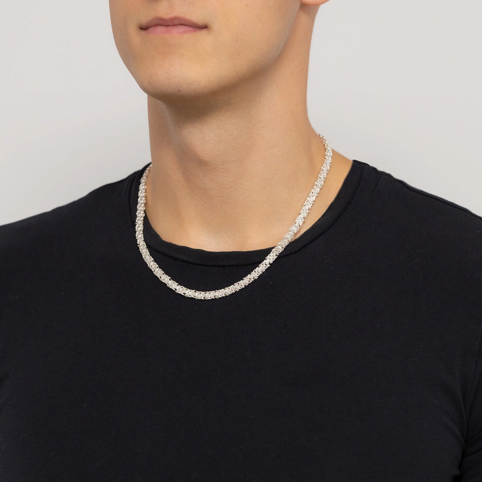 Pánsky Strieborný Kráľovská retiazka 6.0mm