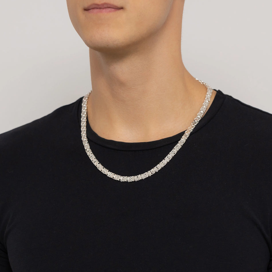 Pánsky Strieborný Kráľovská retiazka 6.8mm