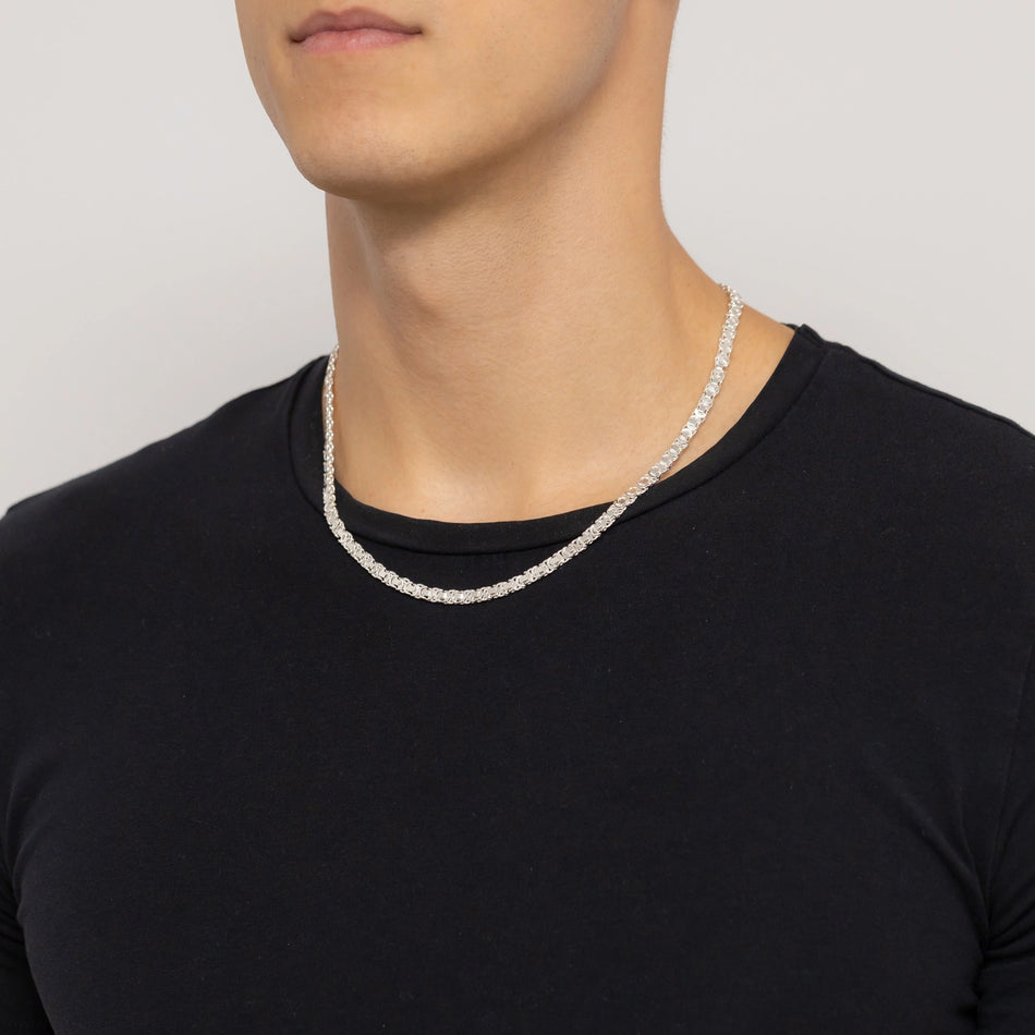 Pánsky Strieborný Kráľovská retiazka 5.0mm