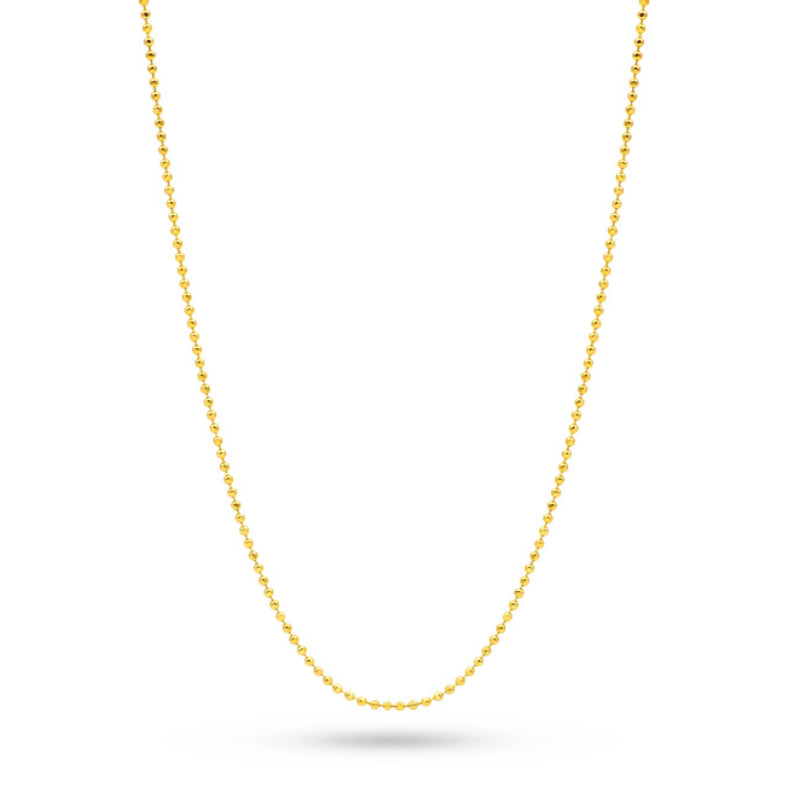 Gold Chain Ball Weave 0.8mm