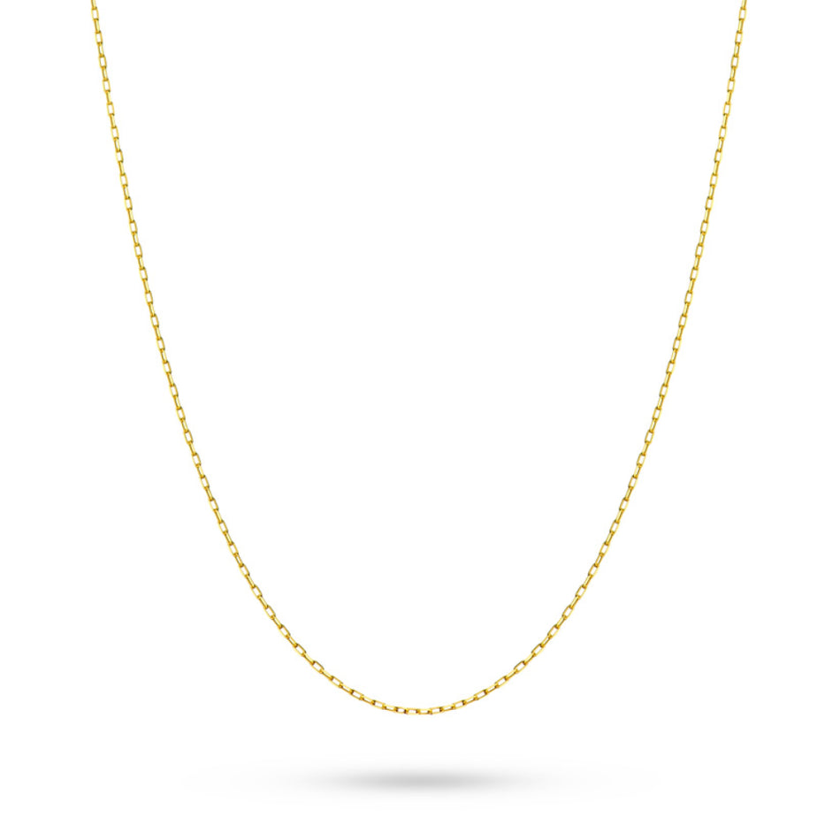 Gold Anchor Chain 0.9mm