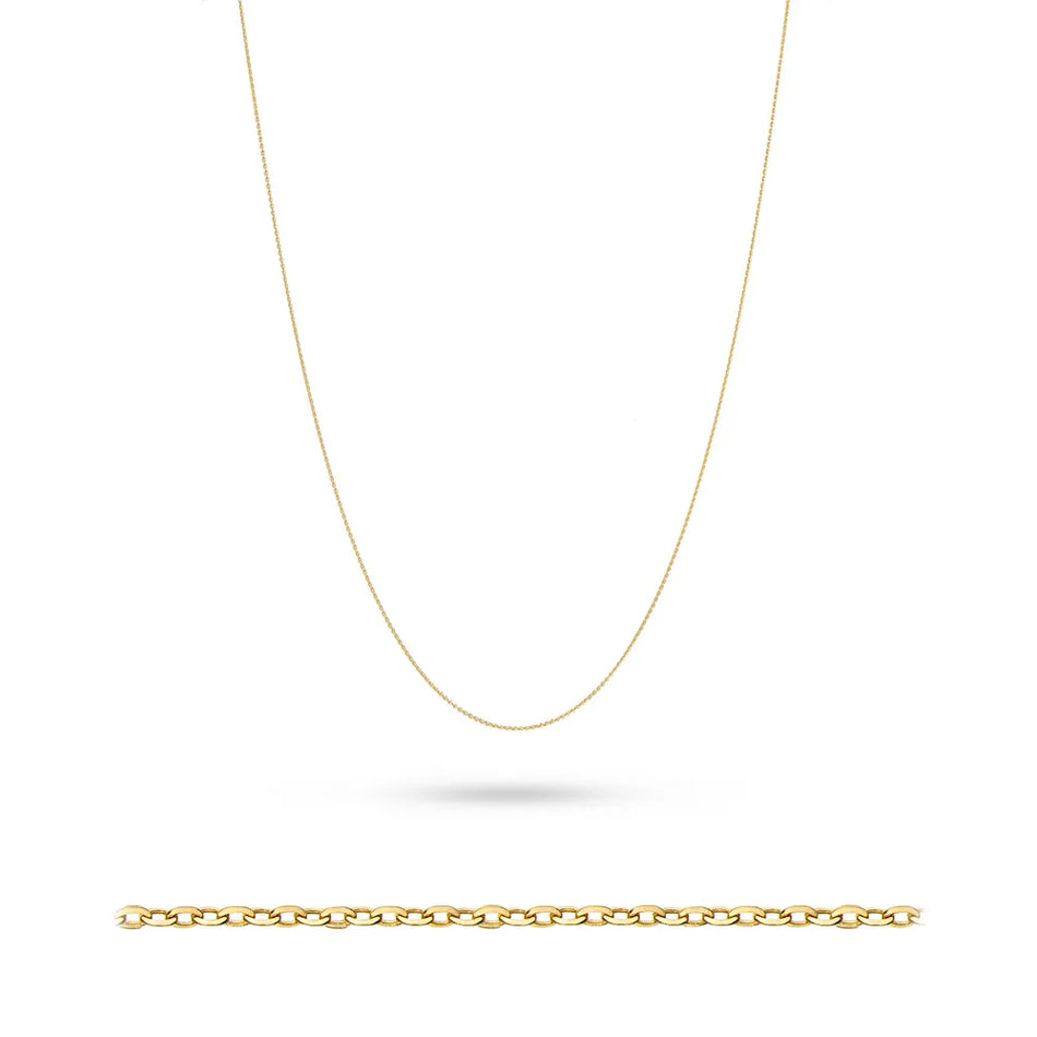 Zlatá Rolo retiazka 0,7 mm