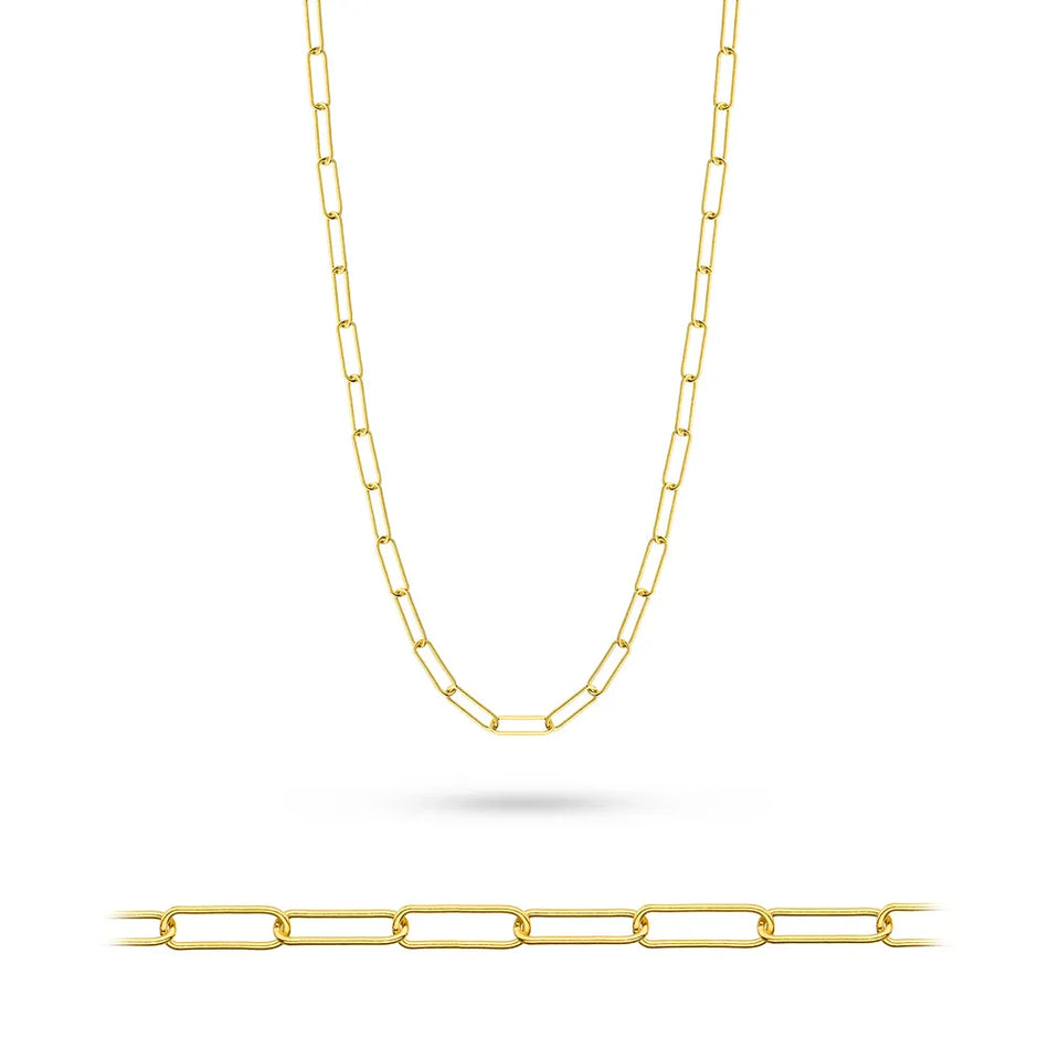 Gold-plated Silver Anchor Chain 3.0mm