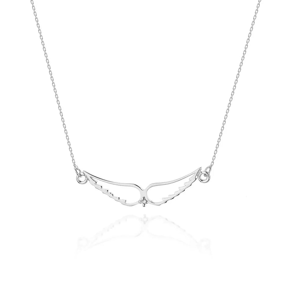 Gold Necklace with 0.005ct Diamond