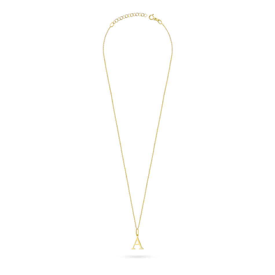 Gold Necklace with 0.005ct Diamond