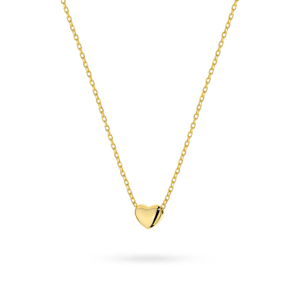 Gold-plated Silver Necklace Heart