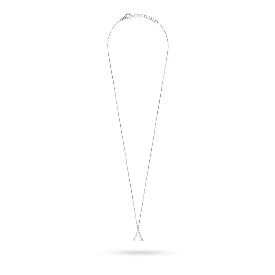 Strieborný náhrdelník Písmeno A