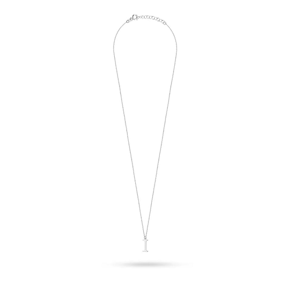 Strieborný náhrdelník Písmeno I