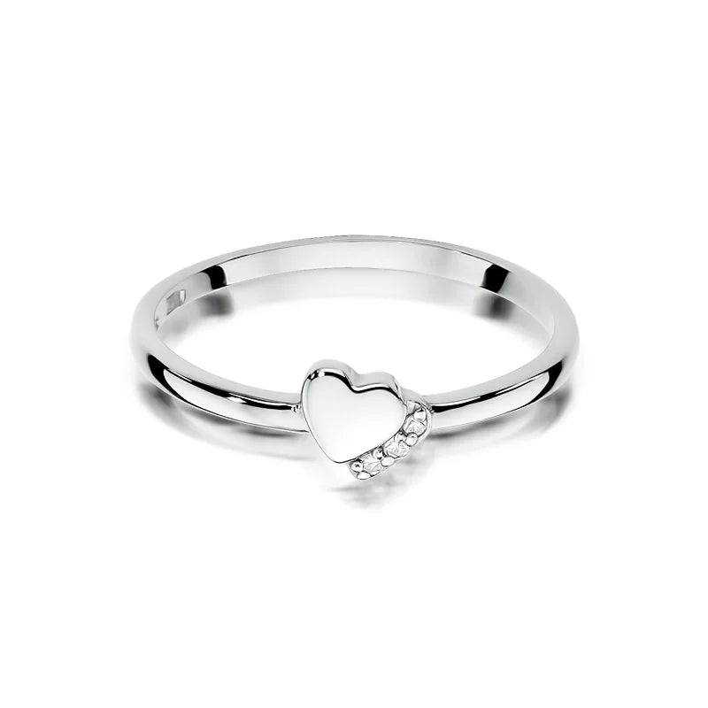 Zlatý prsteň s diamantmi 0,015 ct