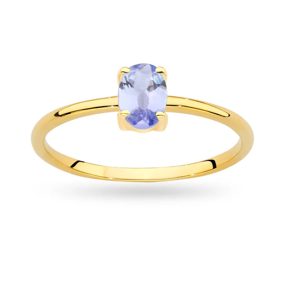 Gold Ring with 0.40ct Tansanit
