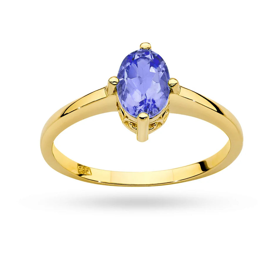 Gold Ring with 0.70ct Tansanit