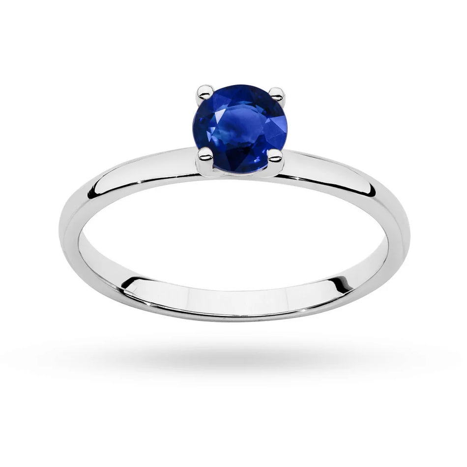 Gold Ring with 0.50ct Sapphire