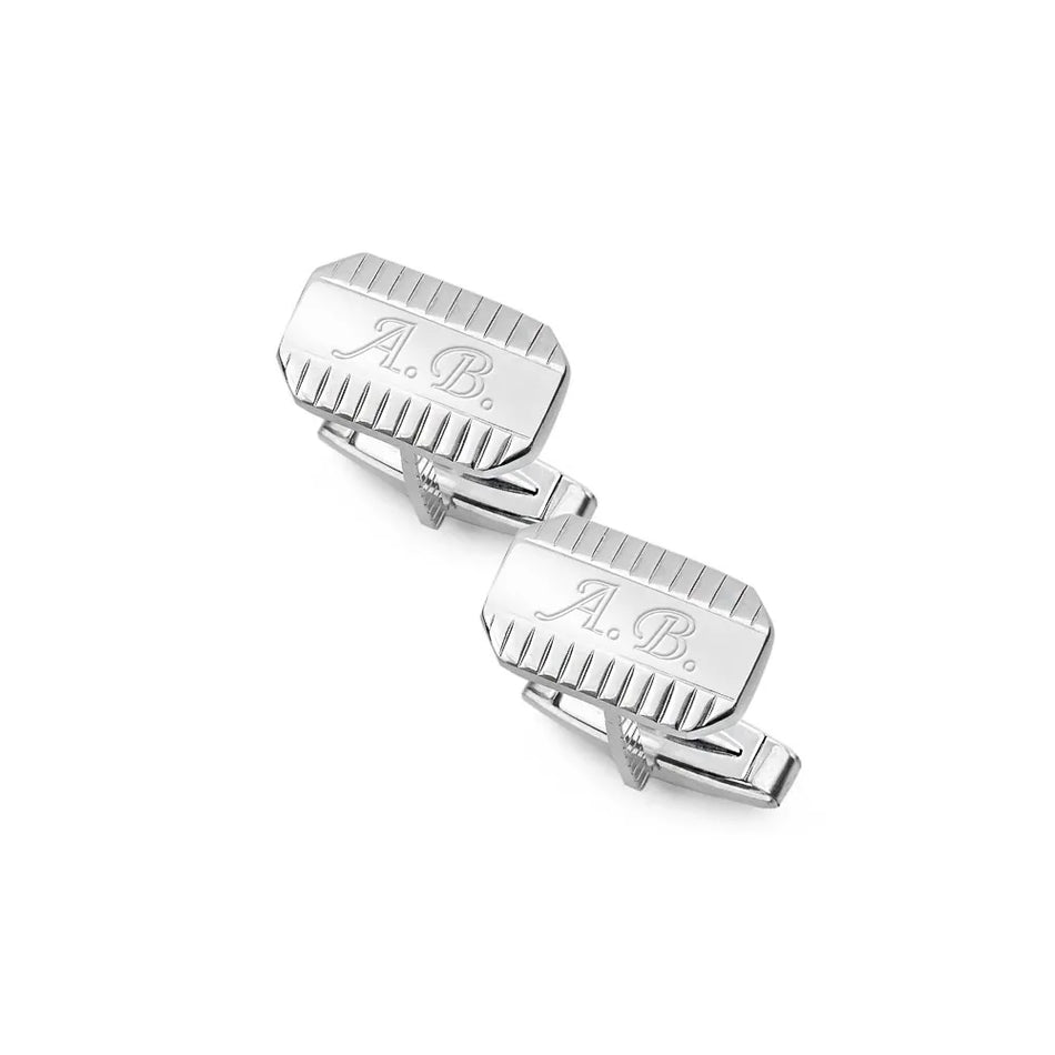 Pánske strieborné manžetové gombíky