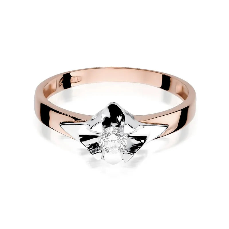 Gold Ring with 0.23ct Diamond