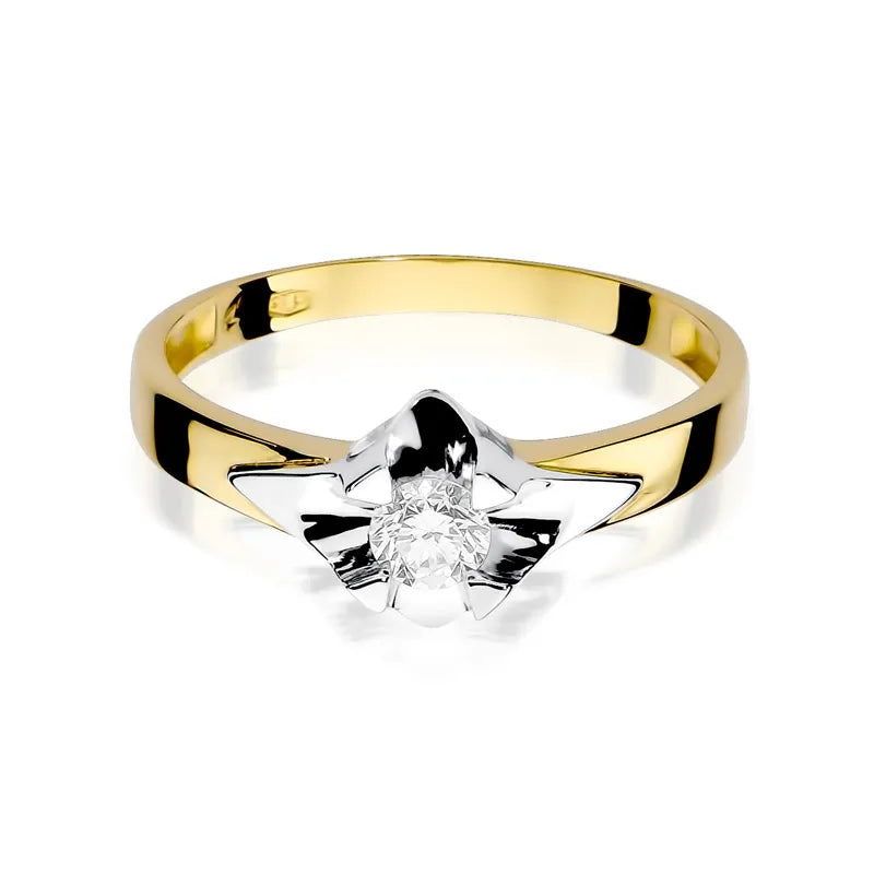 Gold Ring with 0.30ct Diamond